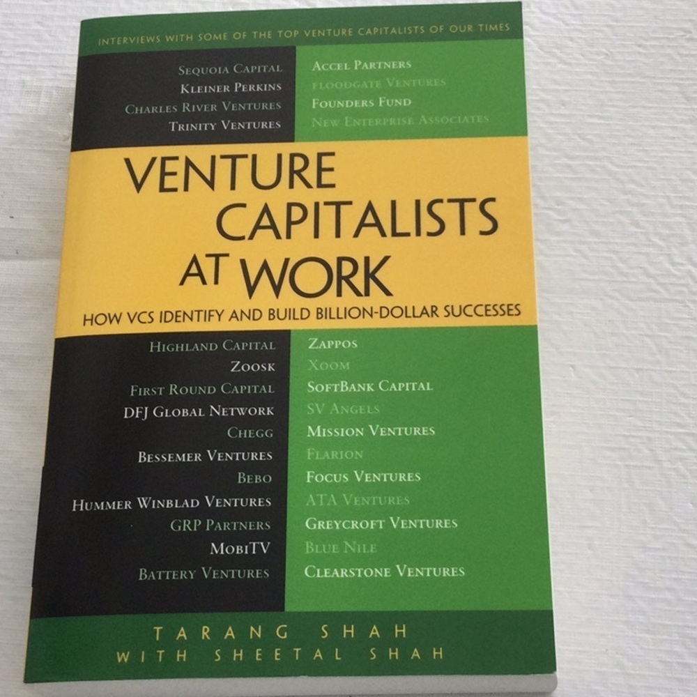 Venture Capitalists at Work Book